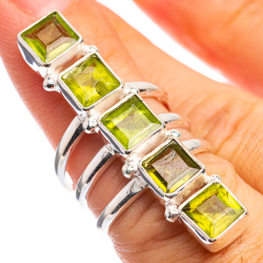 Large Peridot Ring Size 5.75 (925 Sterling Silver) RING143368