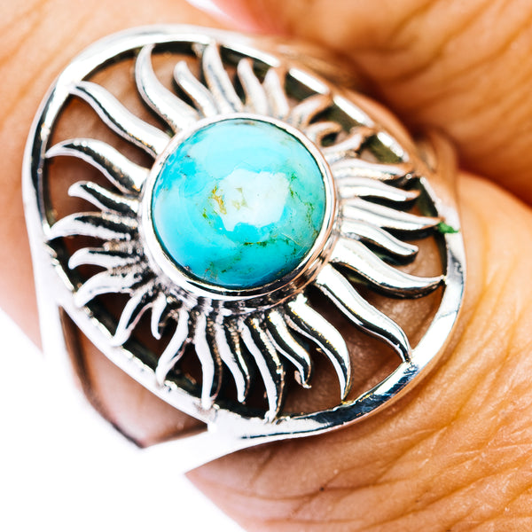 Mohave Turquoise Ring Size 8.75 (.925 Sterling Silver)