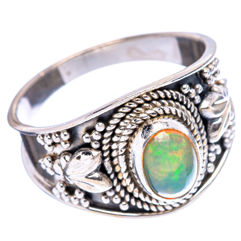 Rare Ethiopian Opal Ring Size 8.75 (.925 Sterling Silver)