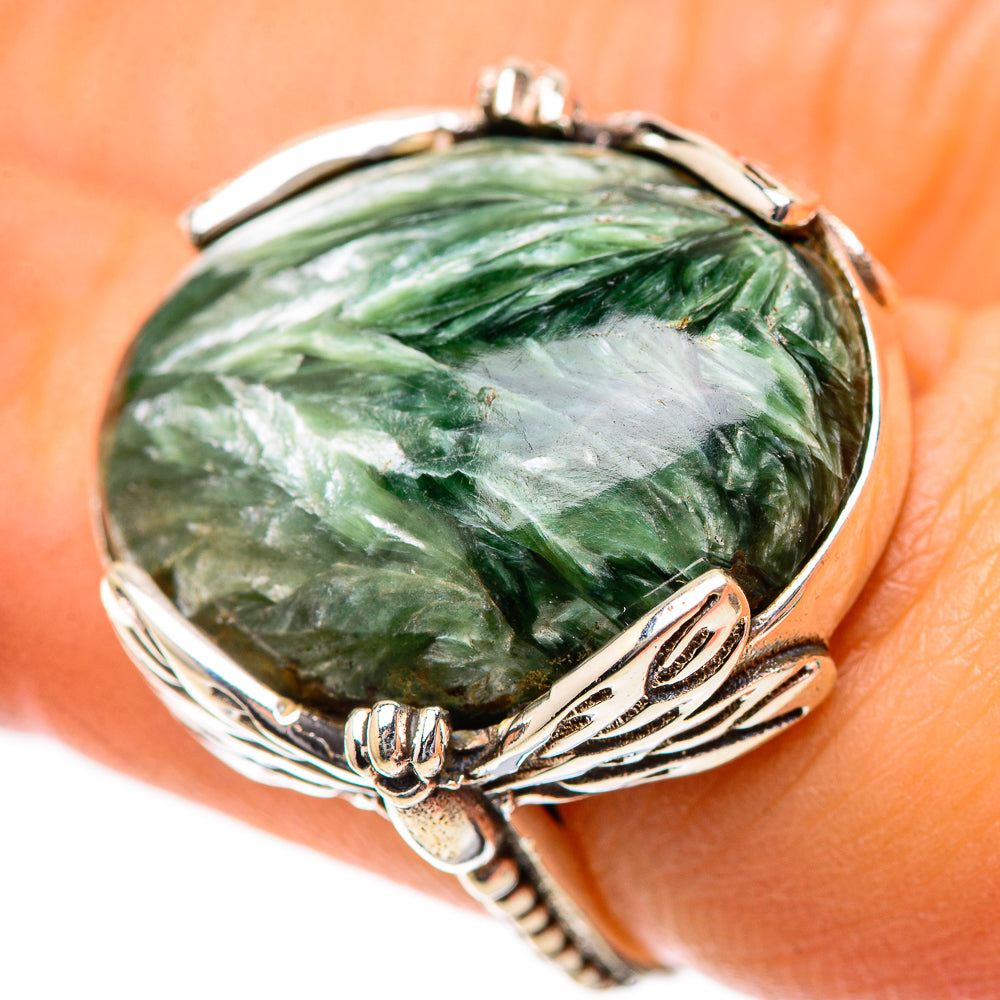 Seraphinite Ring Size 6.25 (925 Sterling Silver) RING139260
