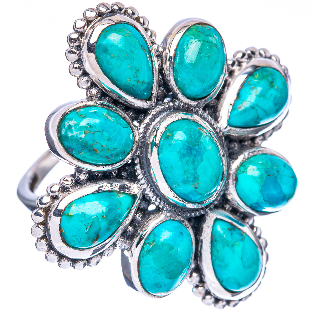 Arizona Turquoise Ring Size 8 (925 Sterling Silver)