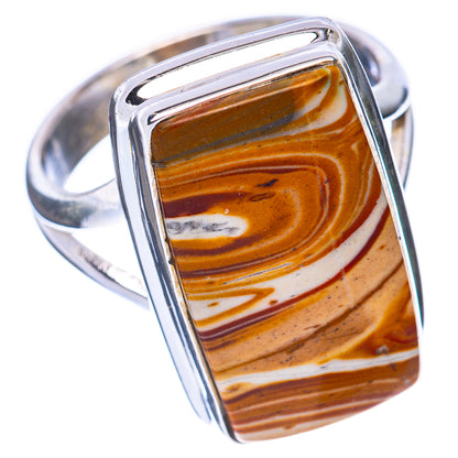 Snake Skin Jasper Ring Size 6.25 (925 Sterling Silver) R2025