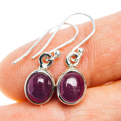 Premium Burmese Ruby Earrings 1" (.925 Sterling Silver)