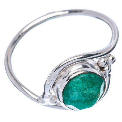 Emerald Dainty Ring Size 8 (925 Sterling Silver) R145889