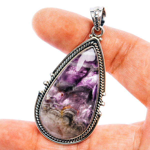 Super 7 Melody Stone Pendant 2 1/2" (.925 Sterling Silver)