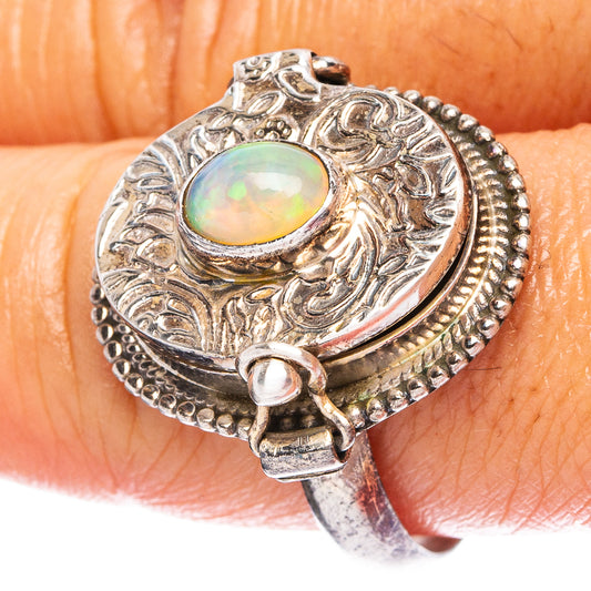 Rare Ethiopian Opal Posion 925 Sterling Silver Ring Size 9.75 (925 Sterling Silver) R6234