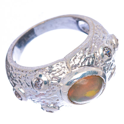Rare Ethiopian Opal Ring Size 6.75 (925 Sterling Silver) R146037