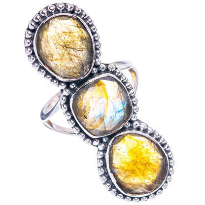 Signature Labradorite Ring Size 7 (925 Sterling Silver) R1804