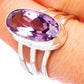 Faceted Amethyst Ring Size 8.75 (925 Sterling Silver) R1761