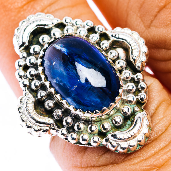 Kyanite Ring Size 7.5 (.925 Sterling Silver)