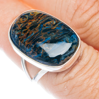 Premium Pietersite Ring Size 7.5 (.925 Sterling Silver)
