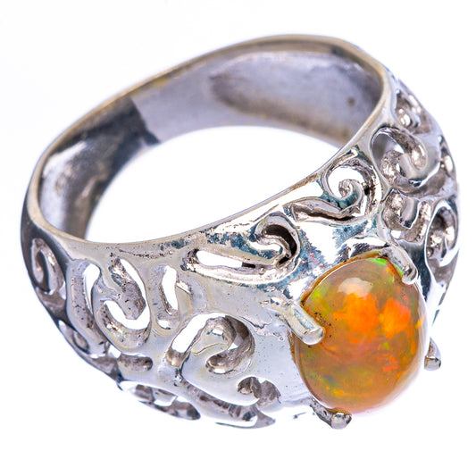 Rare Ethiopian Opal Ring Size 6.5 (925 Sterling Silver) R145989