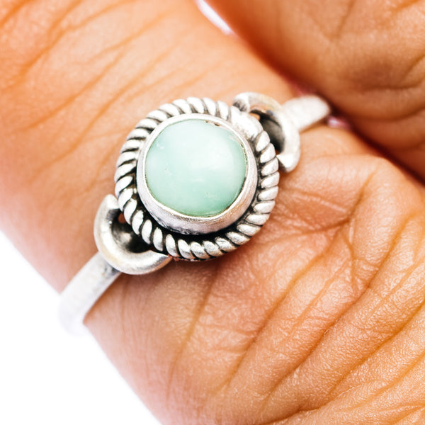 Southwestern Style Paloma Turquoise Ring Size 7 (.925 Sterling Silver)