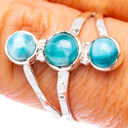 Asc Premium Larimar Ring Size 9 (925 Sterling Silver) R3441