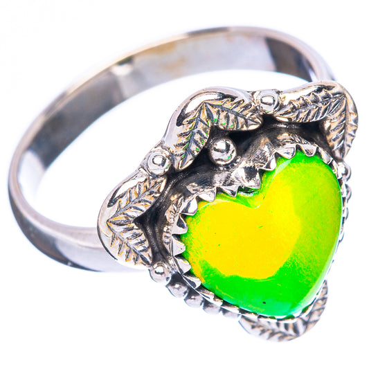 Aura Opal Ring Size 8.25 (925 Sterling Silver) R3943