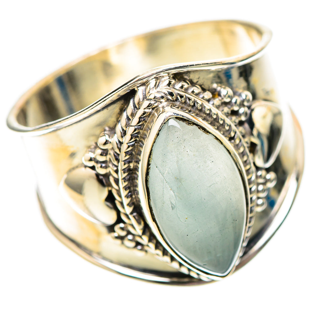 Natural Aquamarine Ring Size 9.25 (925 Sterling Silver) RING139846