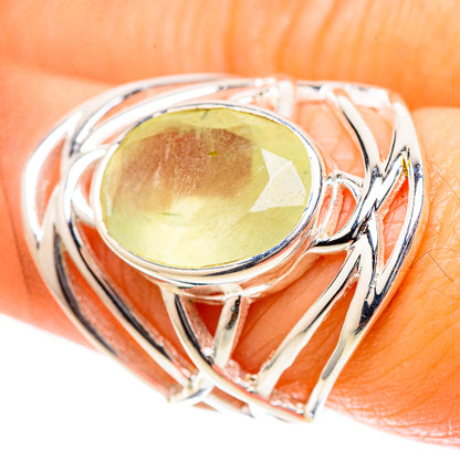 Prehnite Ring Size 7 (925 Sterling Silver) RING137834