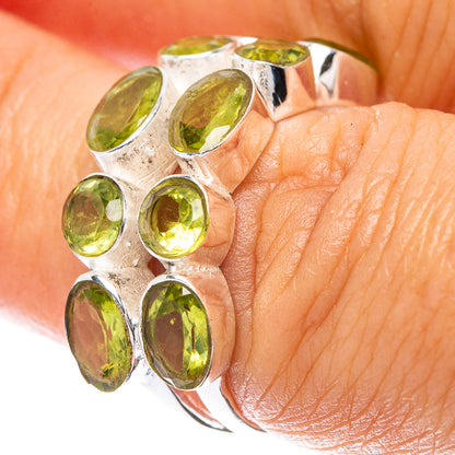 Peridot 925 Sterling Silver Ring Size 6.5 (925 Sterling Silver) R5451