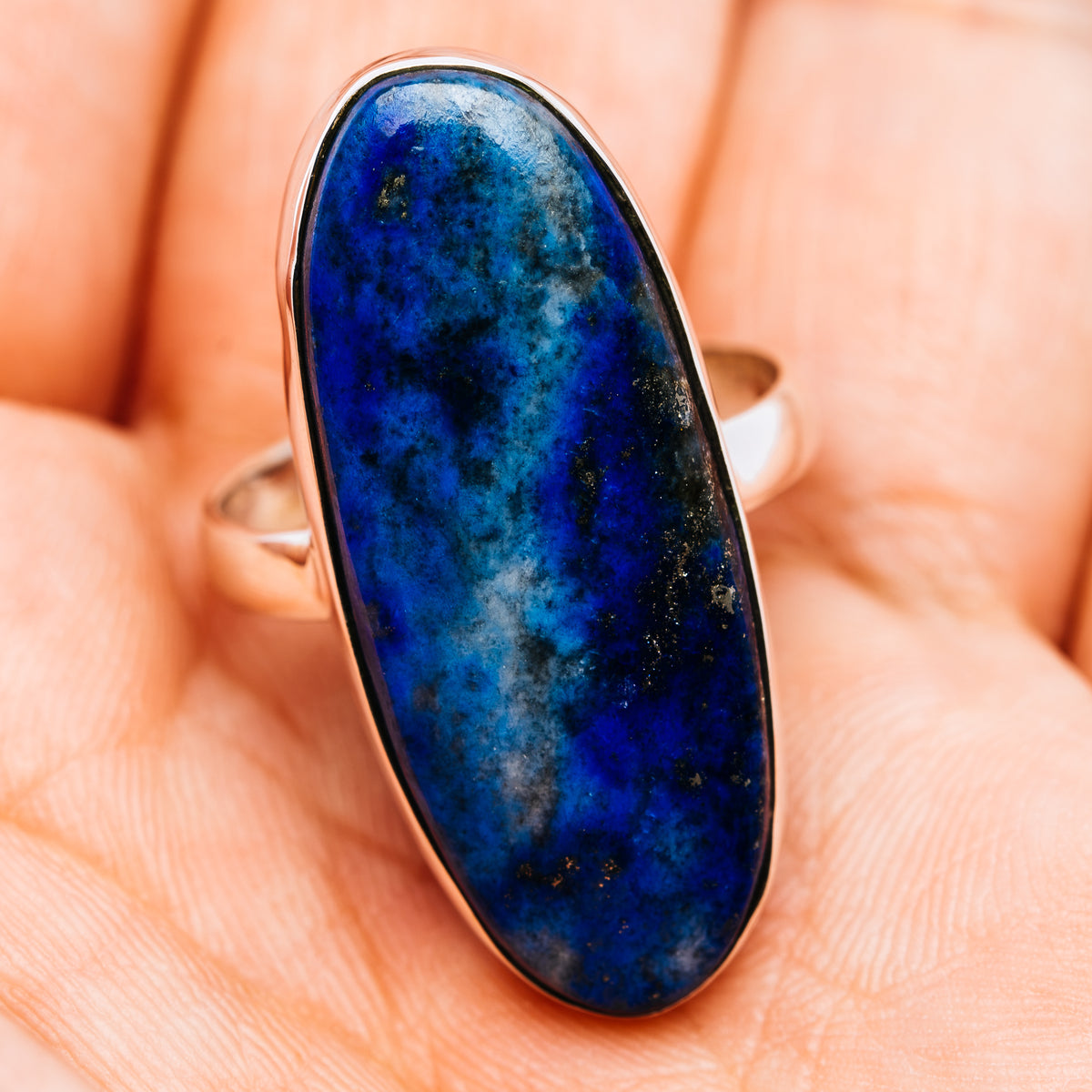 Rare Afghanite Ring Size 8 (.925 Sterling Silver)