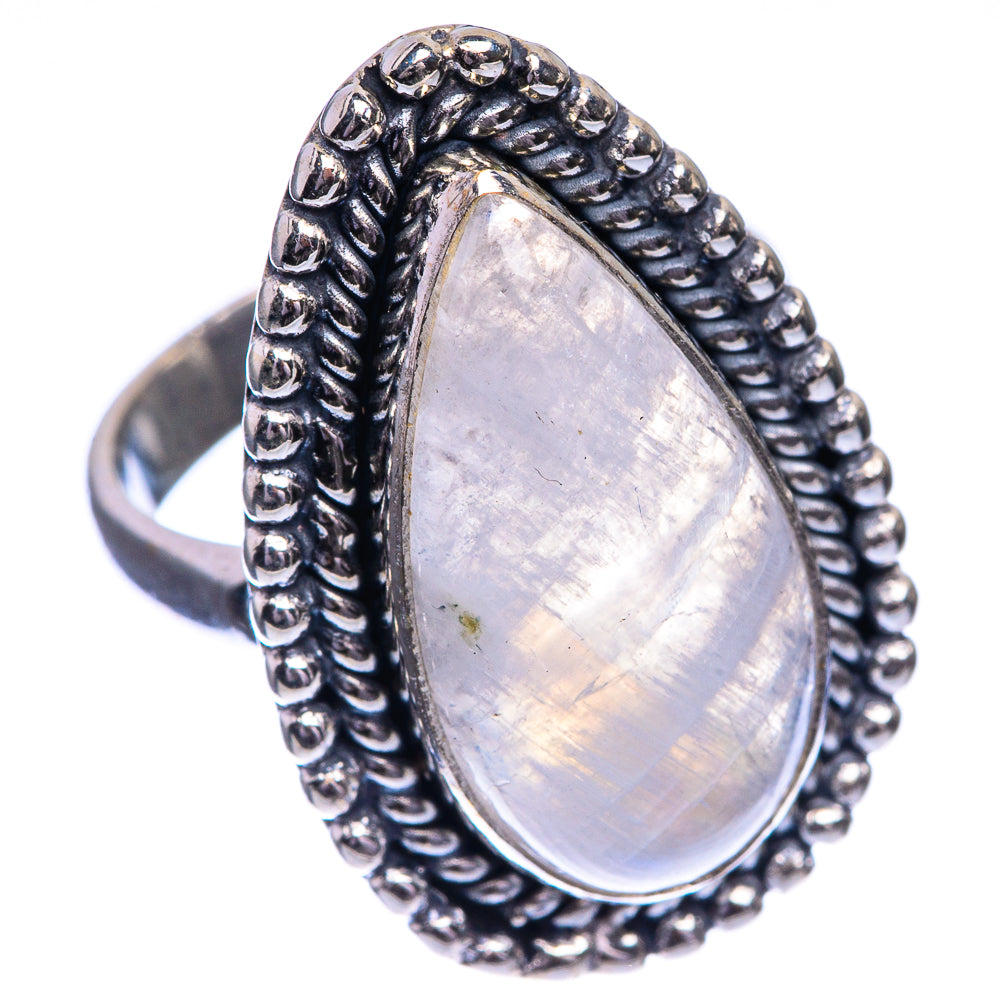 Rainbow Moonstone Ring Size 6 (925 Sterling Silver) RING143295
