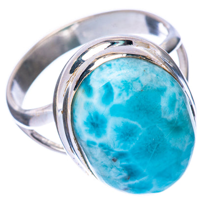 Larimar Ring Size 6.75 (925 Sterling Silver) R1685