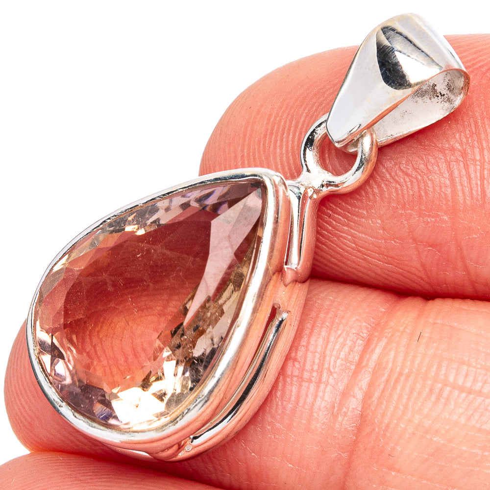 Faceted Ametrine Pendants 1 1/8" (925 Sterling Silver) P43271