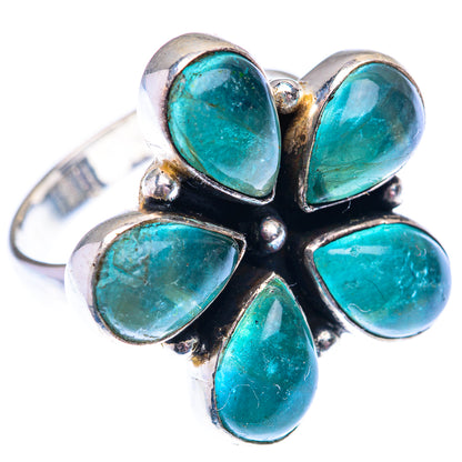 Large Blue Fluorite 925 Sterling Silver Ring Size 9.5 (925 Sterling Silver) RING140443