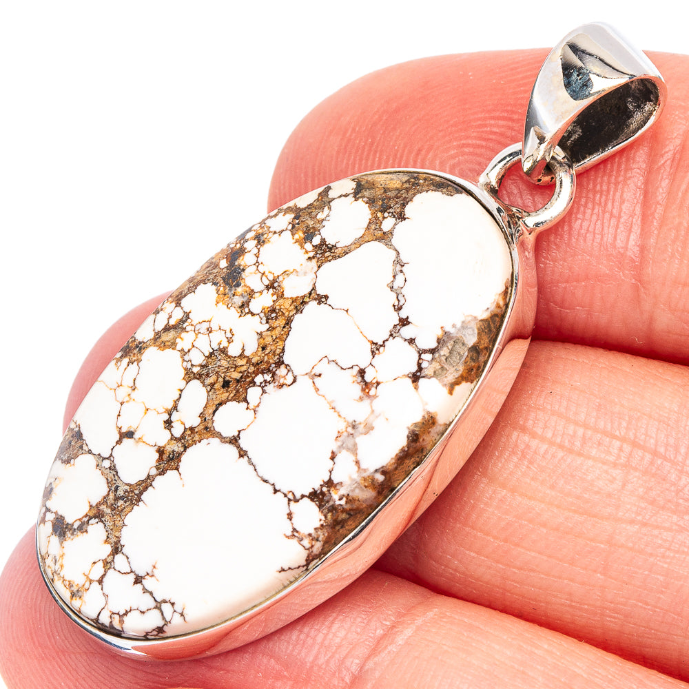 Wild Horse Jasper Pendant 1 5/8" (925 Sterling Silver) P44910