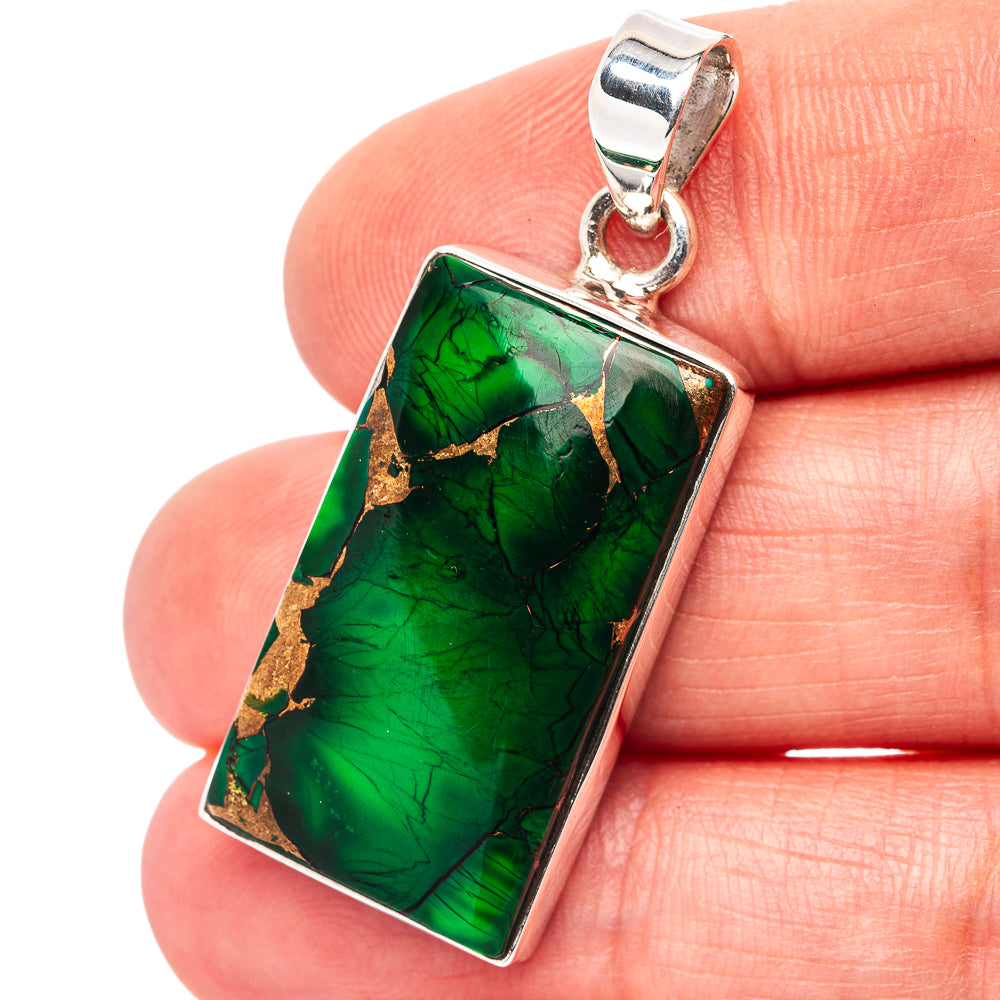 Premium Irish Dahlia Turquoise Pendant 1 1/2" (.925 Sterling Silver)