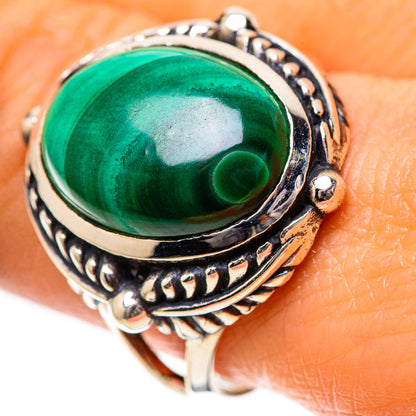 Malachite 925 Sterling Silver Ring Size 9.25 (925 Sterling Silver) RING139363