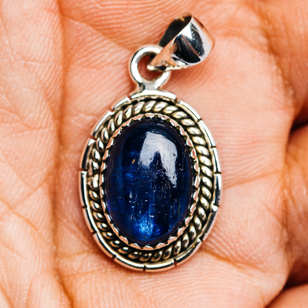 Kyanite Pendant 1 1/8" (.925 Sterling Silver)