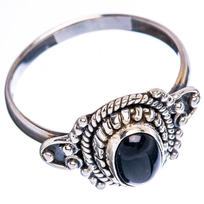 Value Black Onyx Ring Size 8 (925 Sterling Silver) R3182