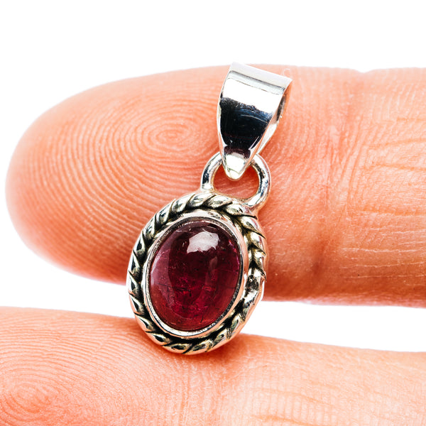 Premium Pink Tourmaline Pendant 3/4" (.925 Sterling Silver)