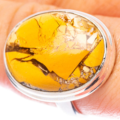 Brecciated Mookaite Jasper Ring Size 9 (925 Sterling Silver) R1614