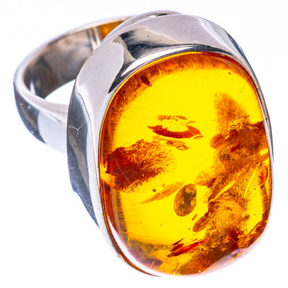 Baltic Amber Ring Size 6.25 (925 Sterling Silver) R1850