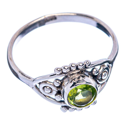 Peridot Dainty Ring Size 5.75 (925 Sterling Silver) R145500