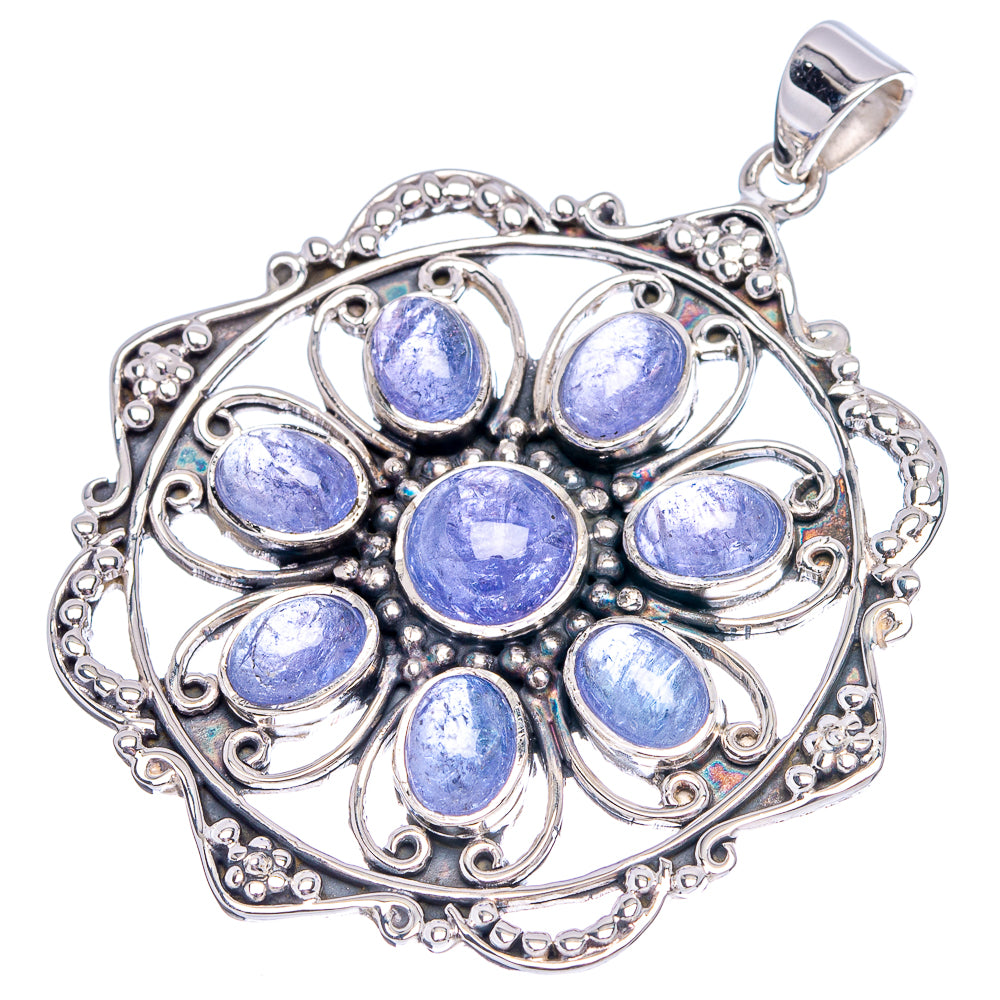 Signature Tanzanite Pendant 2 1/8" (.925 Sterling Silver)