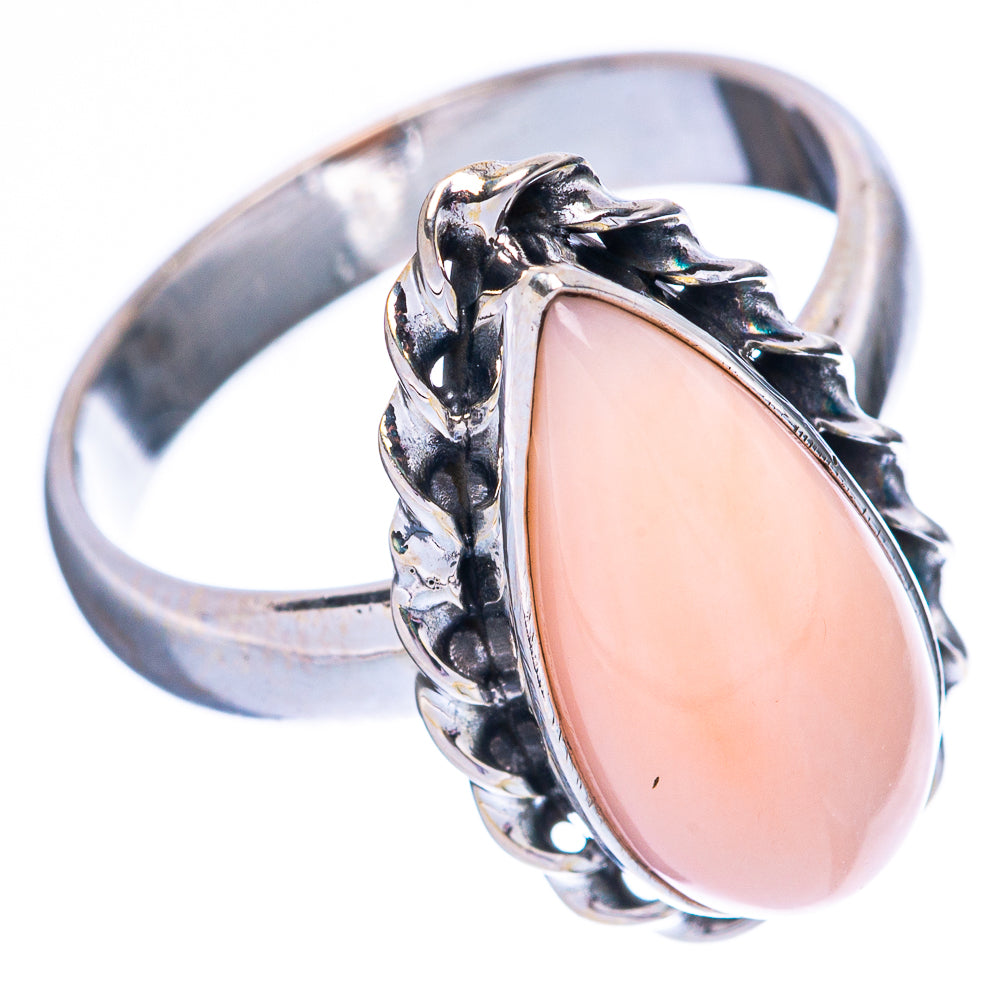 Pink Opal 925 Sterling Silver Ring Size 7 (925 Sterling Silver) R3919