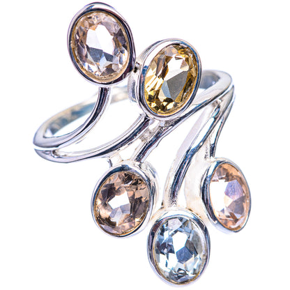 Multi-Topaz Ring Size 8.5 (925 Sterling Silver) R142035