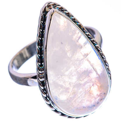 Large Rainbow Moonstone Ring Size 9.75 (925 Sterling Silver) R142998