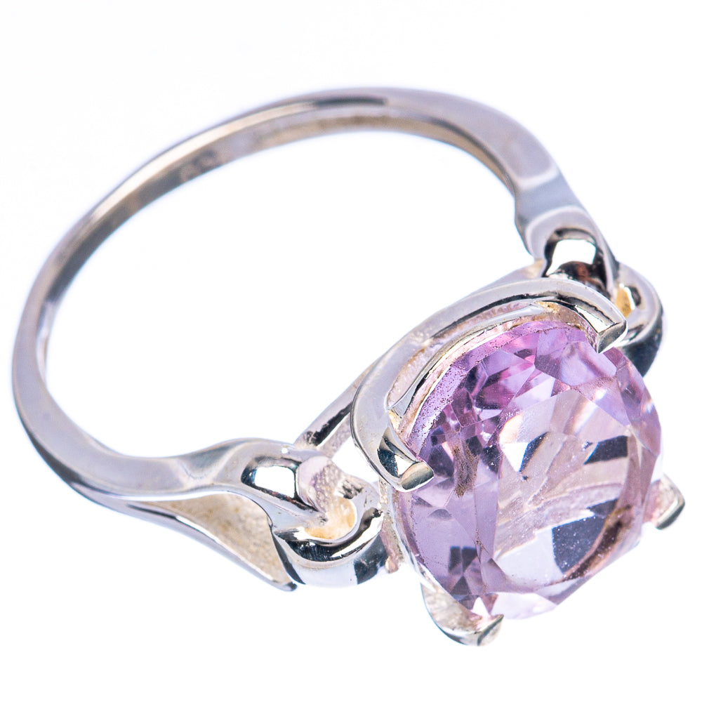 Value Faceted Amethyst Ring Size 7.5 (925 Sterling Silver) R3400