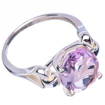 Value Faceted Amethyst Ring Size 7.5 (925 Sterling Silver) R3400