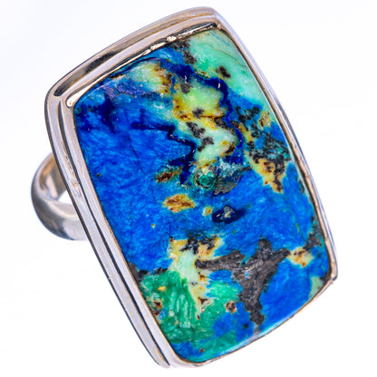 Turquoise Azurite Ring Size 7 (925 Sterling Silver) R1355