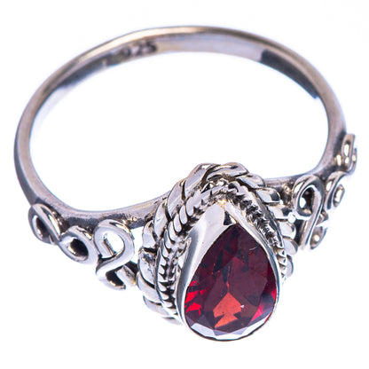 Garnet Dainty Ring Size 5 (925 Sterling Silver) R147206