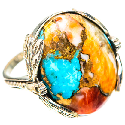 Spiny Oyster Turquoise Ring Size 8.75 (925 Sterling Silver) RING139003