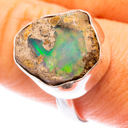 Raw Ethiopian Opal Ring Size 9.5 (925 Sterling Silver) R141500