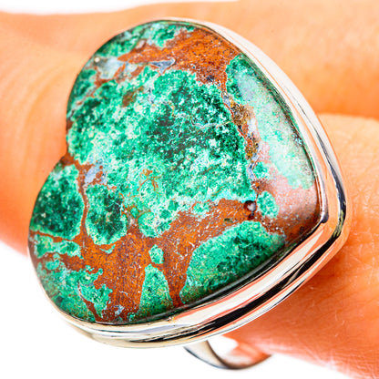 Large Chrysocolla Ring Size 10 (925 Sterling Silver) RING136080