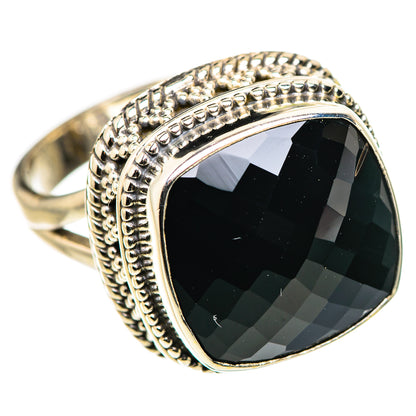 Black Onyx Ring Size 7.25 (925 Sterling Silver) RING134588