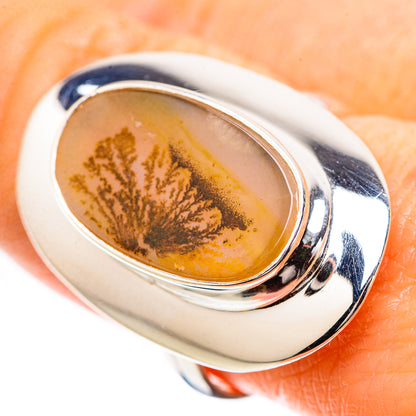 Scenic Dendritic Agate Ring Size 9 (925 Sterling Silver) RING135241