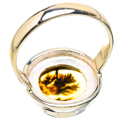 Scenic Dendritic Agate Ring Size 9.75 (925 Sterling Silver) RING135265